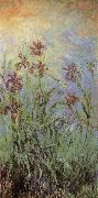 Claude Monet Lilac Irises painting